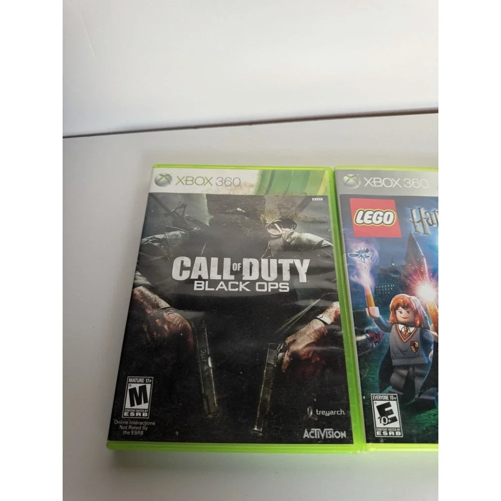 Xbox 360 Game Bundle Call of Duty Black Ops MW4 + LEGO Harry Potter Tested